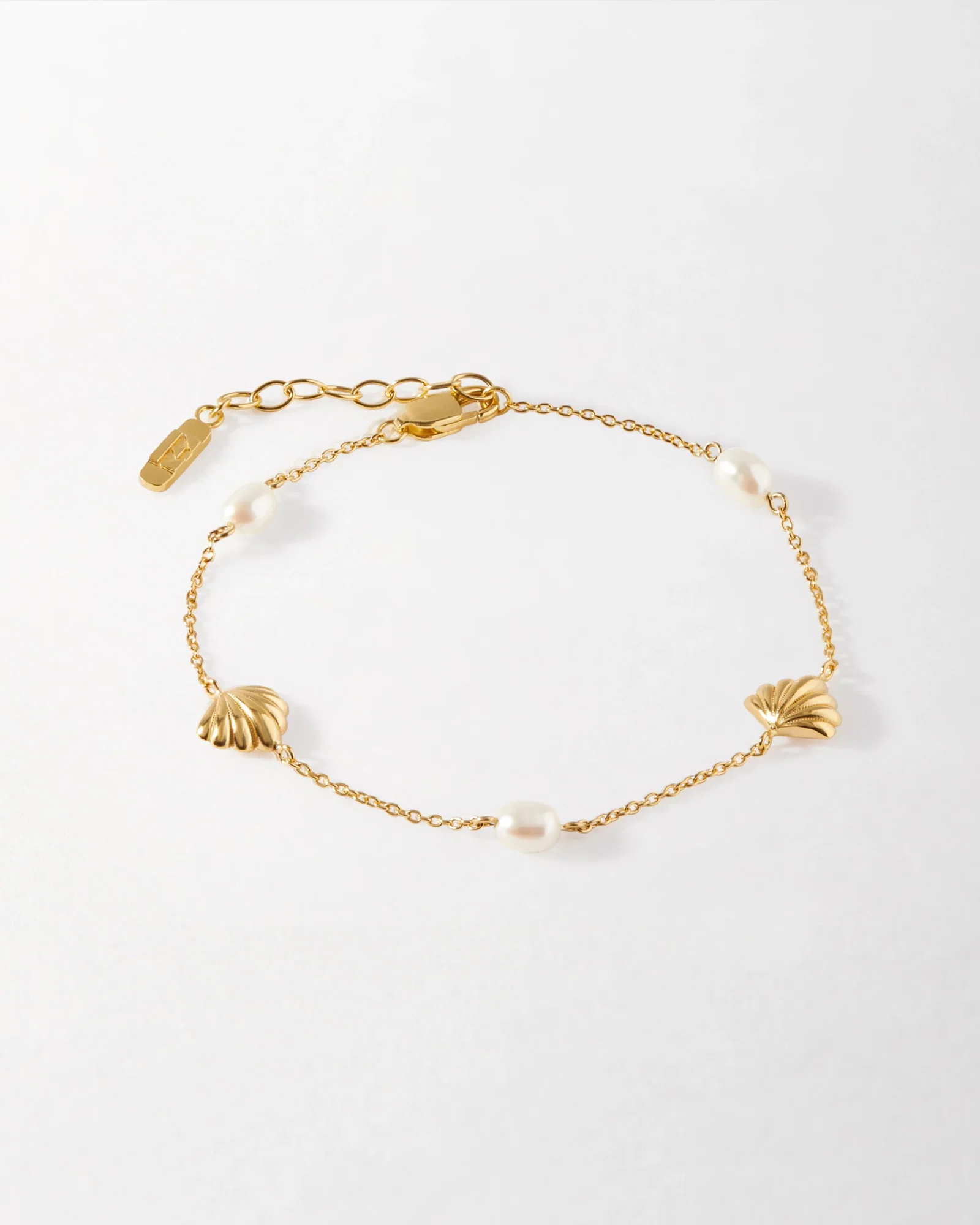 Image of Marine Pearl Charm Bracelet