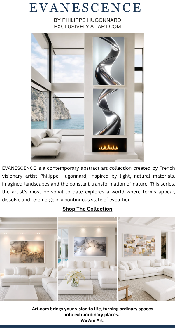 Evanescence by Philippe Hugonnard Exclusively at Art.com - Evanescence is a contemporary abstract art collection created by French visionary artist Philippe Hugonnard, inspired by light, natural materials, imagined landscapes and the constant transformation of nature. This series, the artist's most personal to date, explores a world where forms appear, dissolve and re-emerge in a continuous state of evolution. Shop The Collection