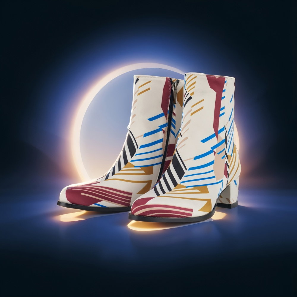 Modern Mosaic Lady Boot
