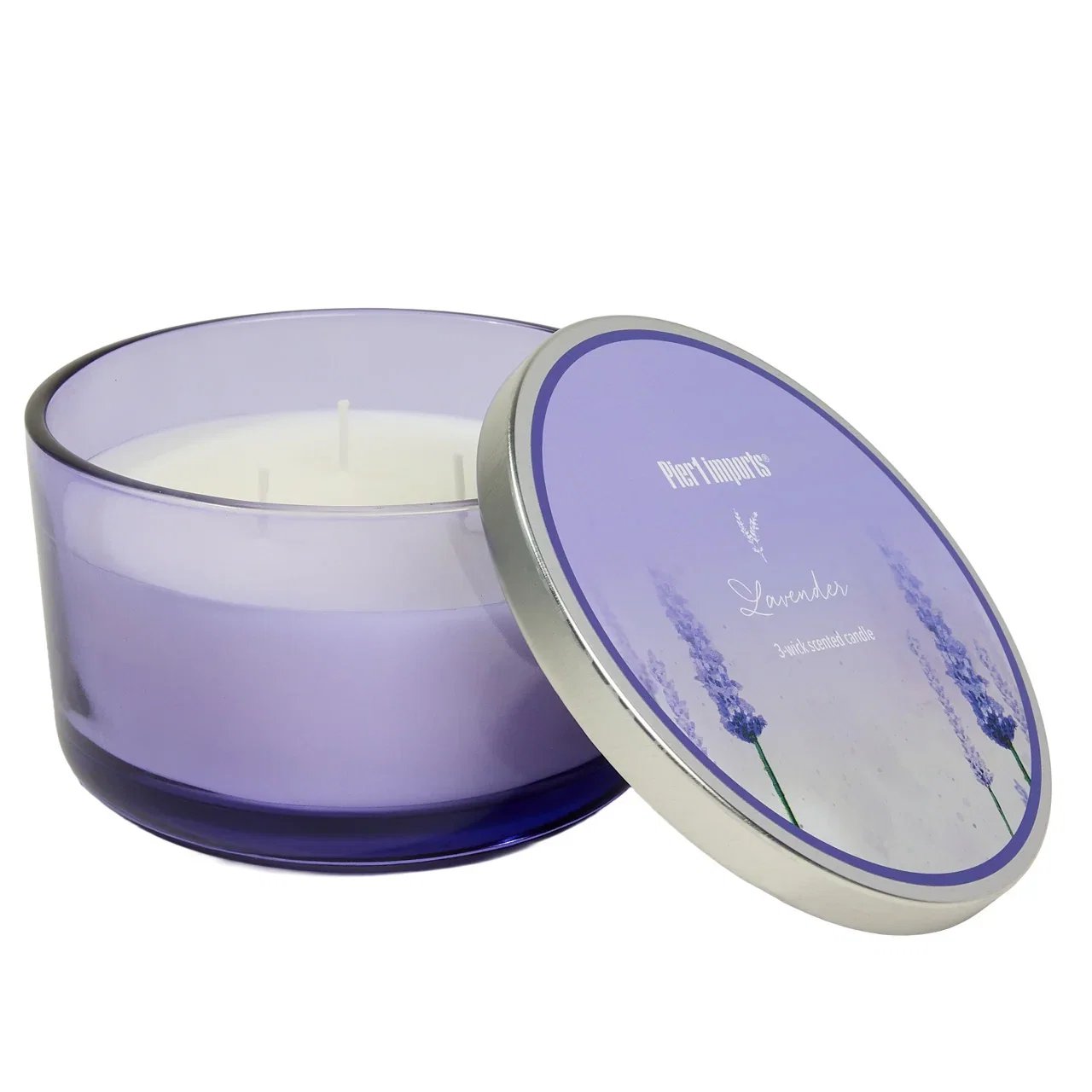 Image of Pier 1 Lavender 3-Wick Candle