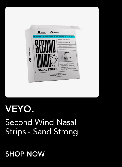 Second Wind Nasal Strips - Sand Strong