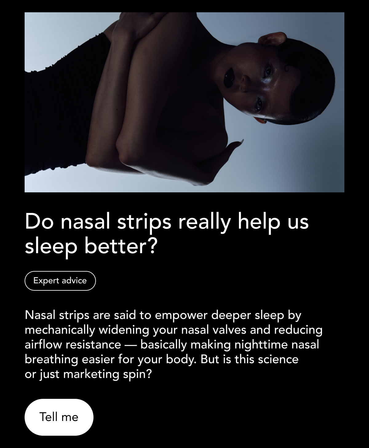 Do nasal strips really help us sleep better? Expert advice