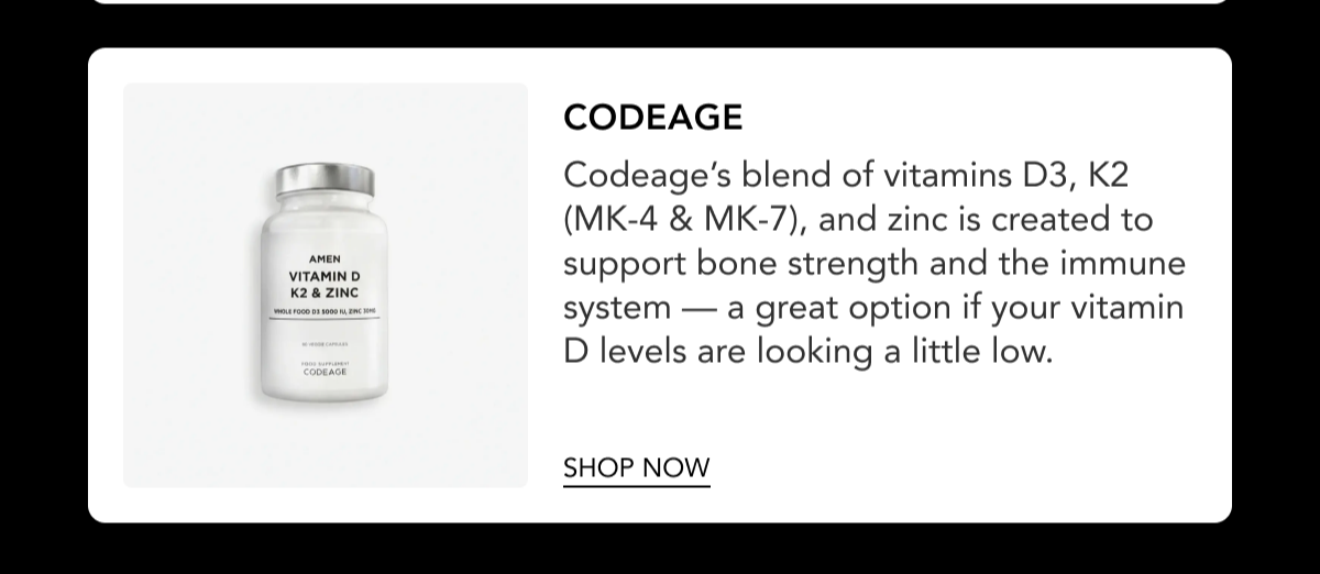 Codeage Amen Vitamin D, K2 (MK-4 and MK-7) and Zinc