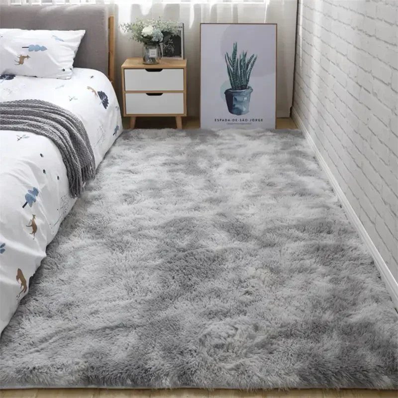 Image of Thick Anti-slip Stability Tassel Shaggy Rug Carpet