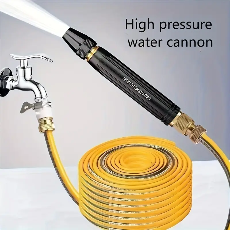 Image of Portable High-Pressure Car Wash Gun – Multi-Function Garden Hose Nozzle