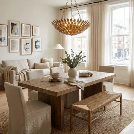 22 Inch Verna Farmhouse 6-Light Golden Chandelier