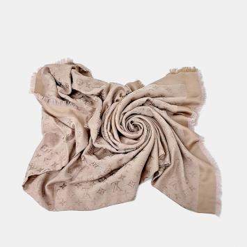 Monogram Denim Shawl