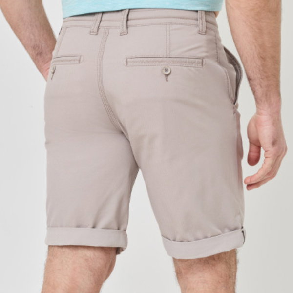 Chino-Shorts mit dezentem Muster