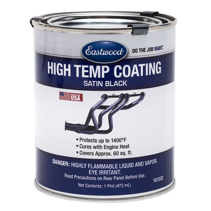 Eastwood Satin Black Hi Temp Paint Pint