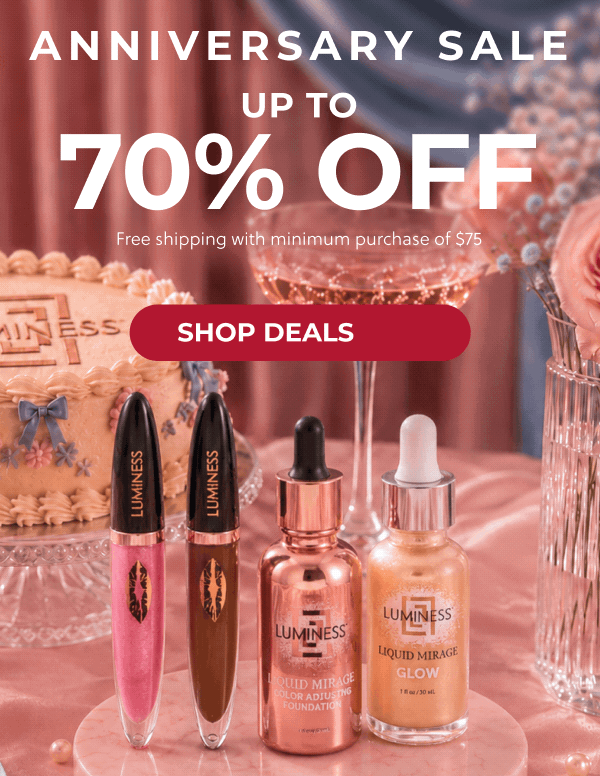 ANNIVERSARY SALE: UP TO 70% OFF + FREE SHIPPING!