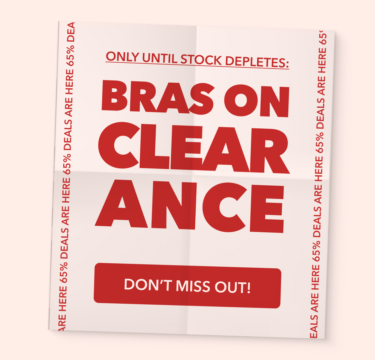 BRAS ON CLEARANCE