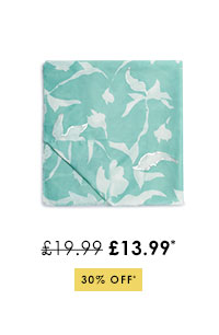  Floral Printed Foil Scarf in Sage, Off White and Silver