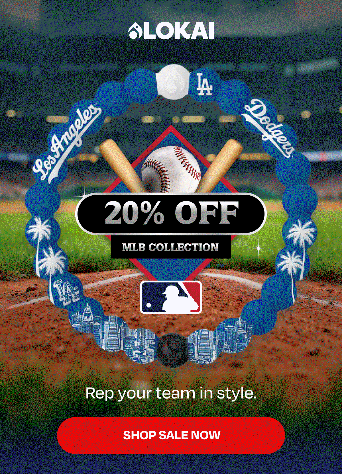 Lokai | 20% Off MLB Collection | Rep your team in style. | Shop Sale Team