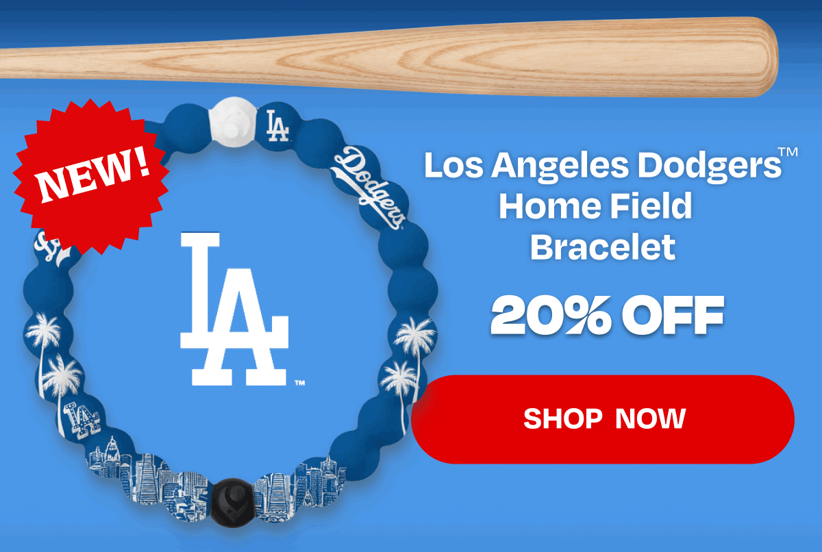 New! | Los Angeles Dodgers Home Field   Bracelet | 20% Off | Shop Now