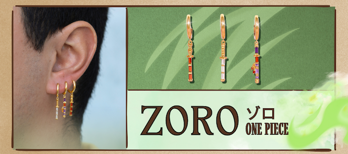 ONE PIECE Zoro hoops are here!