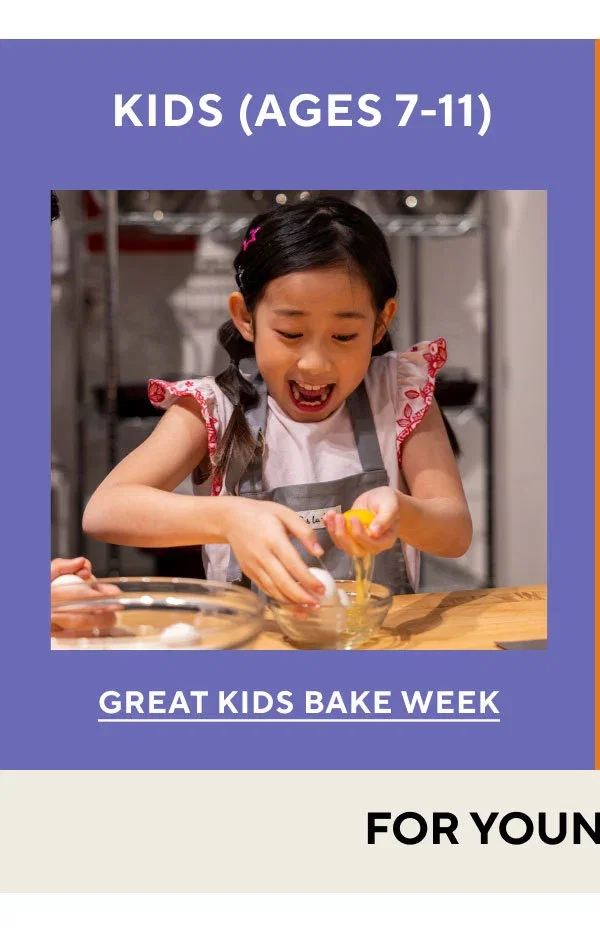 Kids 5-Day Summer Series: Great Kids Bake Week