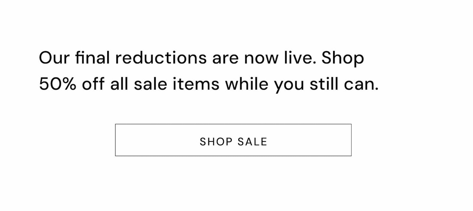 Final Markdowns