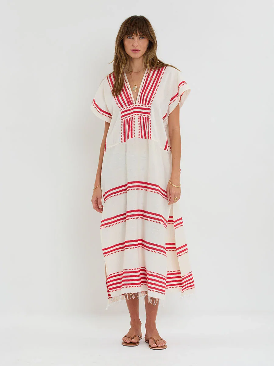 Image of GASIRA | V Neck Caftan