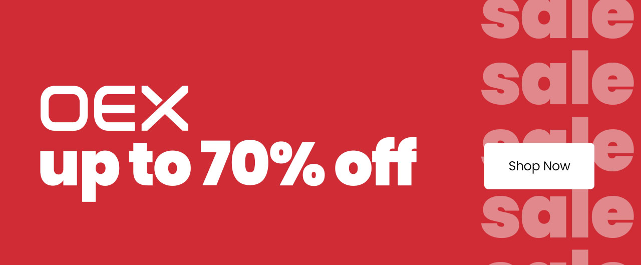 OEX Sale Banner | Up to 70% off
