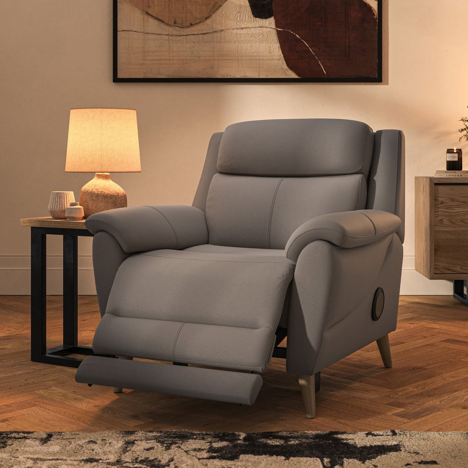 Brunel Electric Recliner Armchair with Speakers