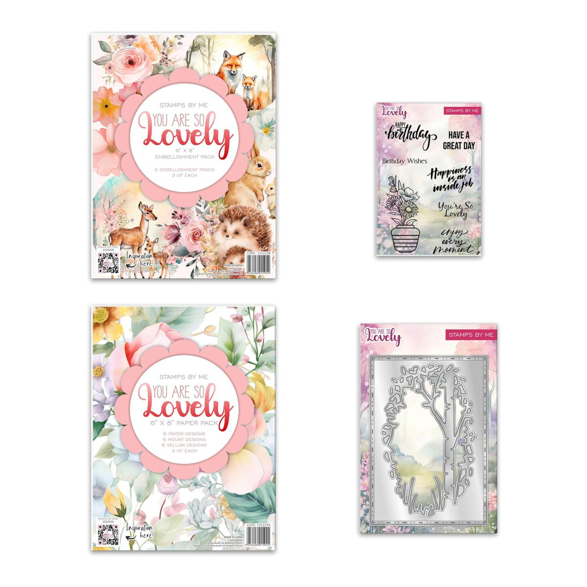 You Are So Lovely 72-Piece Card Making Kit