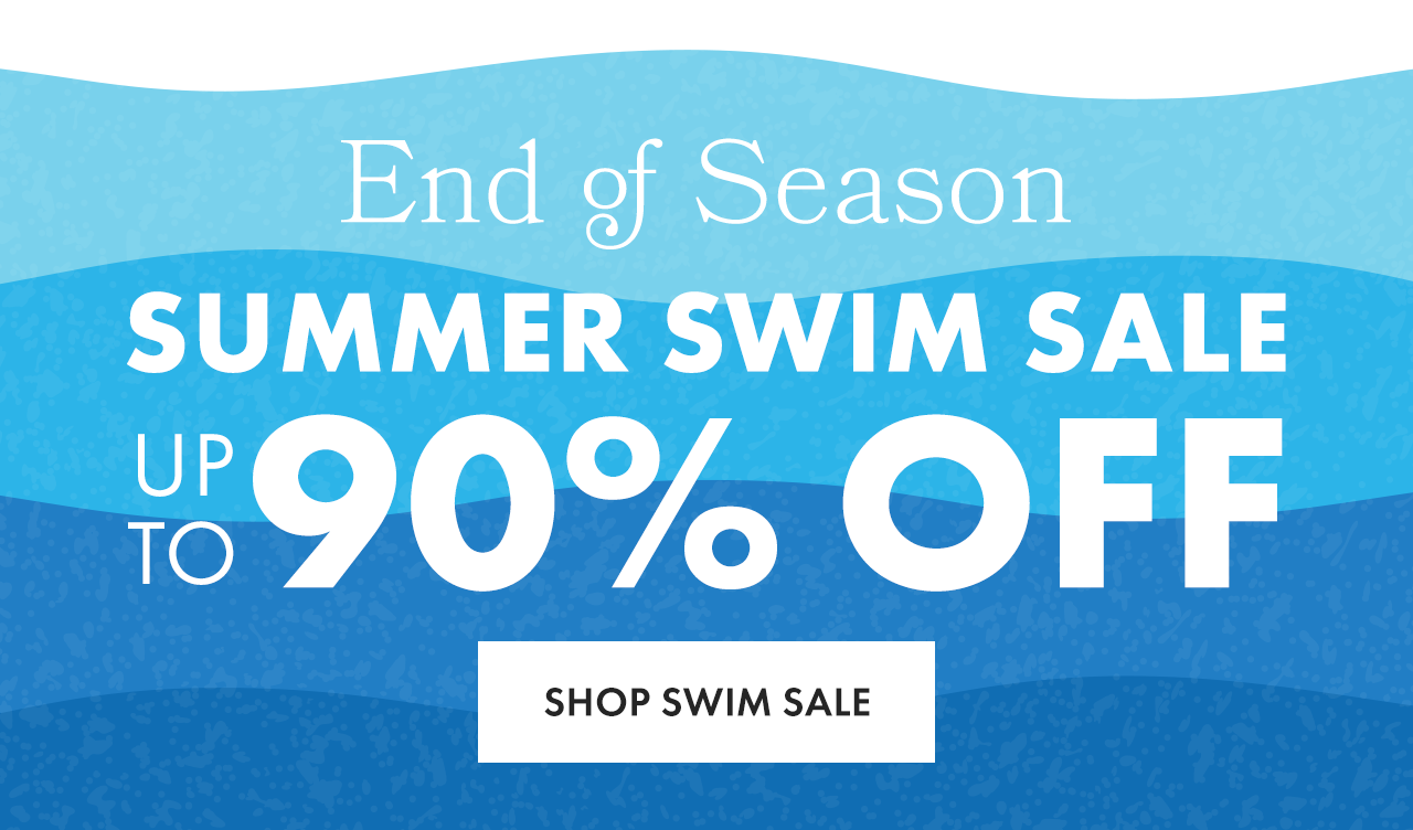 End of Season Summer Swim Sale
