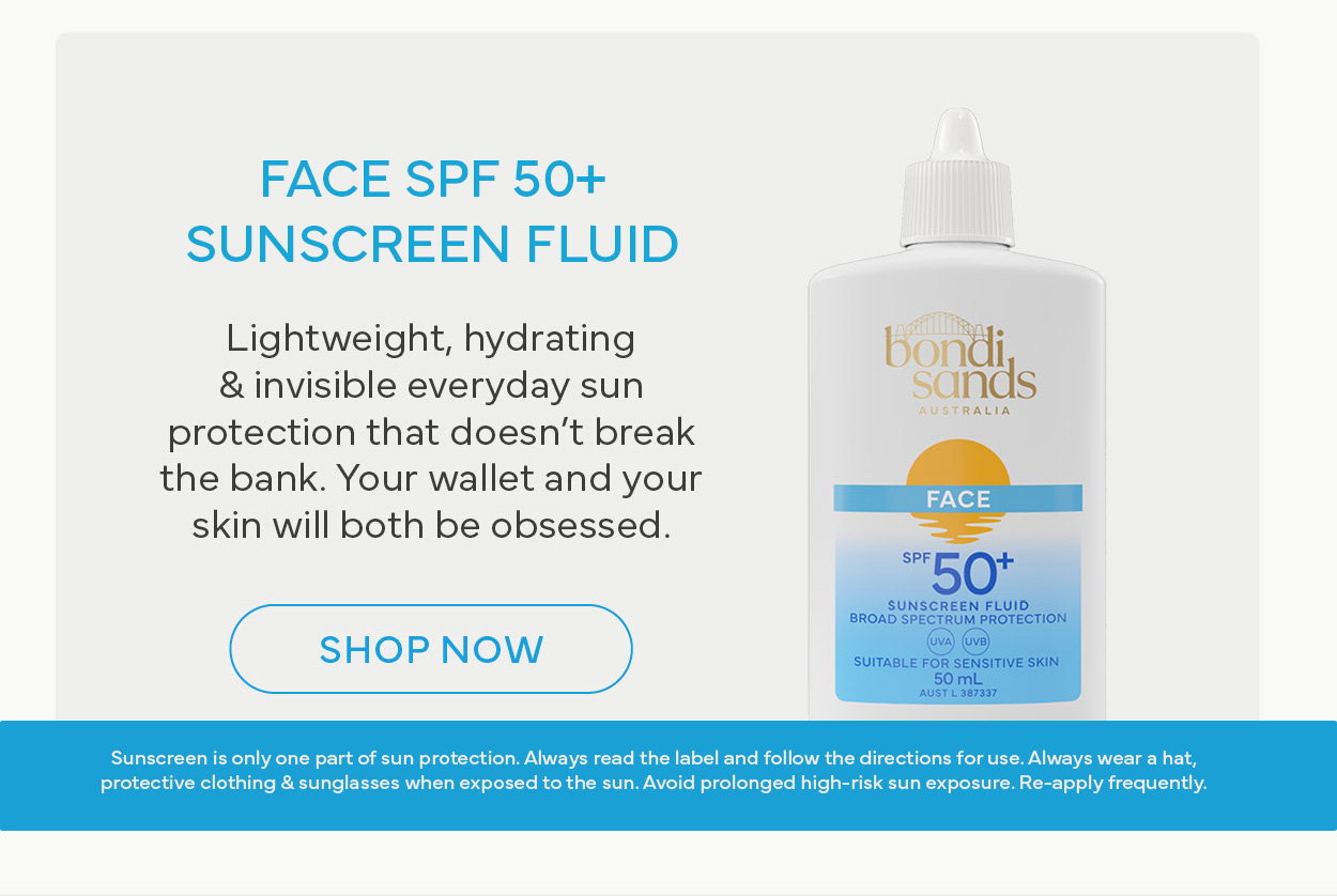 Shop Face SPF 50+ Everyday Sunscreen Fluid