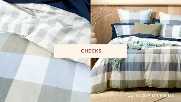 Check Quilt Covers