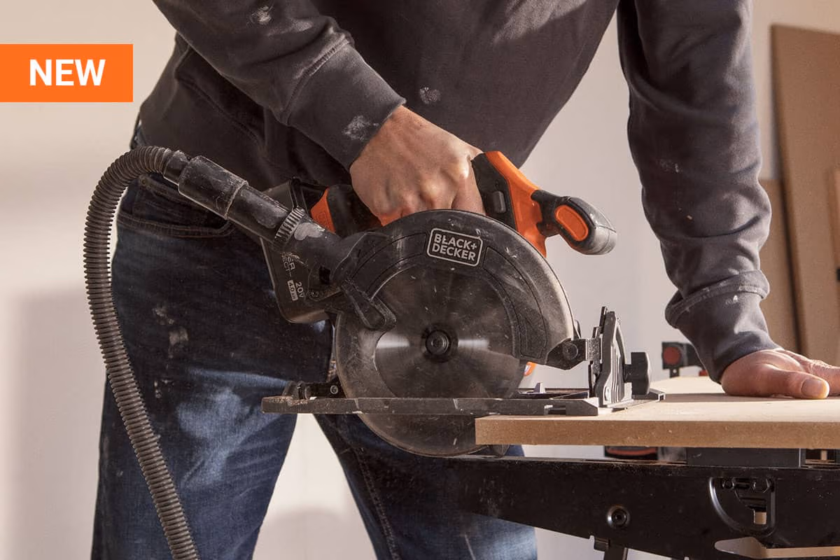 NEW BLACK+DECKER® 20V MAX* POWERCONNECT™ Cordless Brushless 6-1/2 in. Circular Saw
