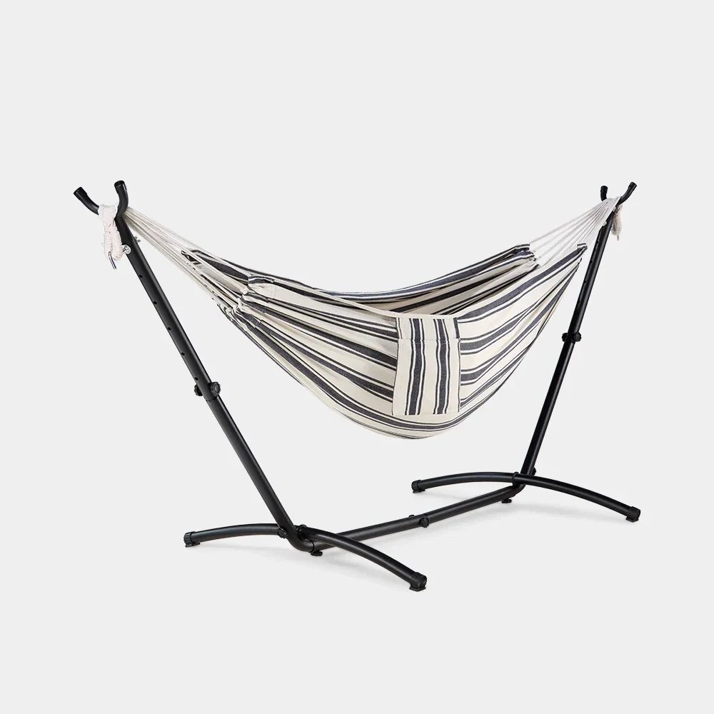 Image of Ibiza 2 Person Cotton Hammock with Stand
