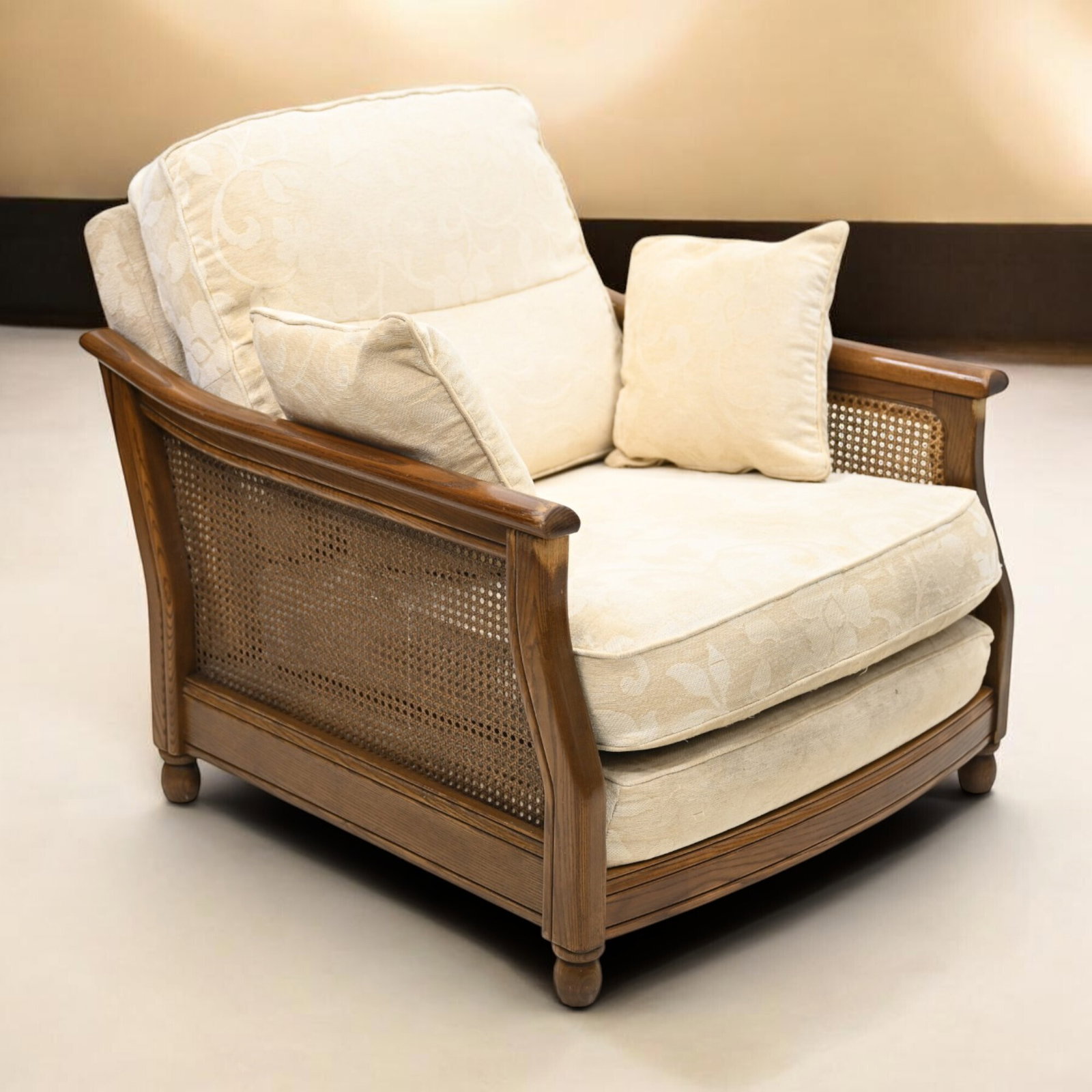 Ercol Bergere Armchair Ercol's Upholstery Golden Dawn Frame