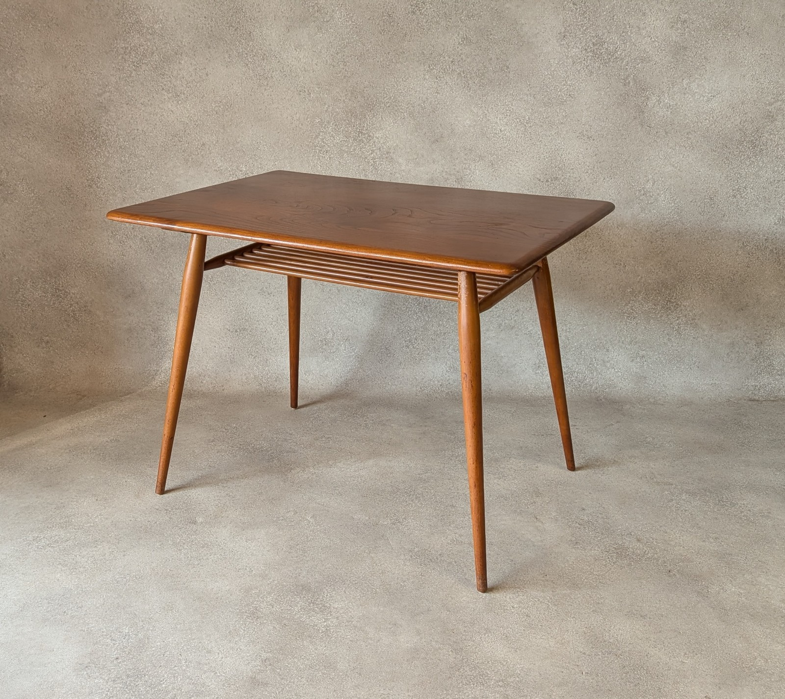 Vintage Ercol 393 Breakfast Table Mid Century Small Elm Dining Table