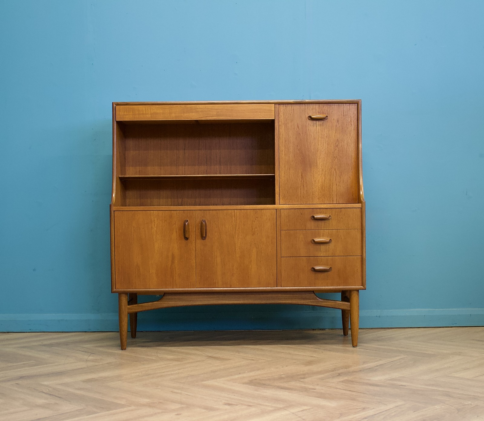 Mid Century Highboard Sideboard Drinks Cabinet From G Plan, 1960s #1822