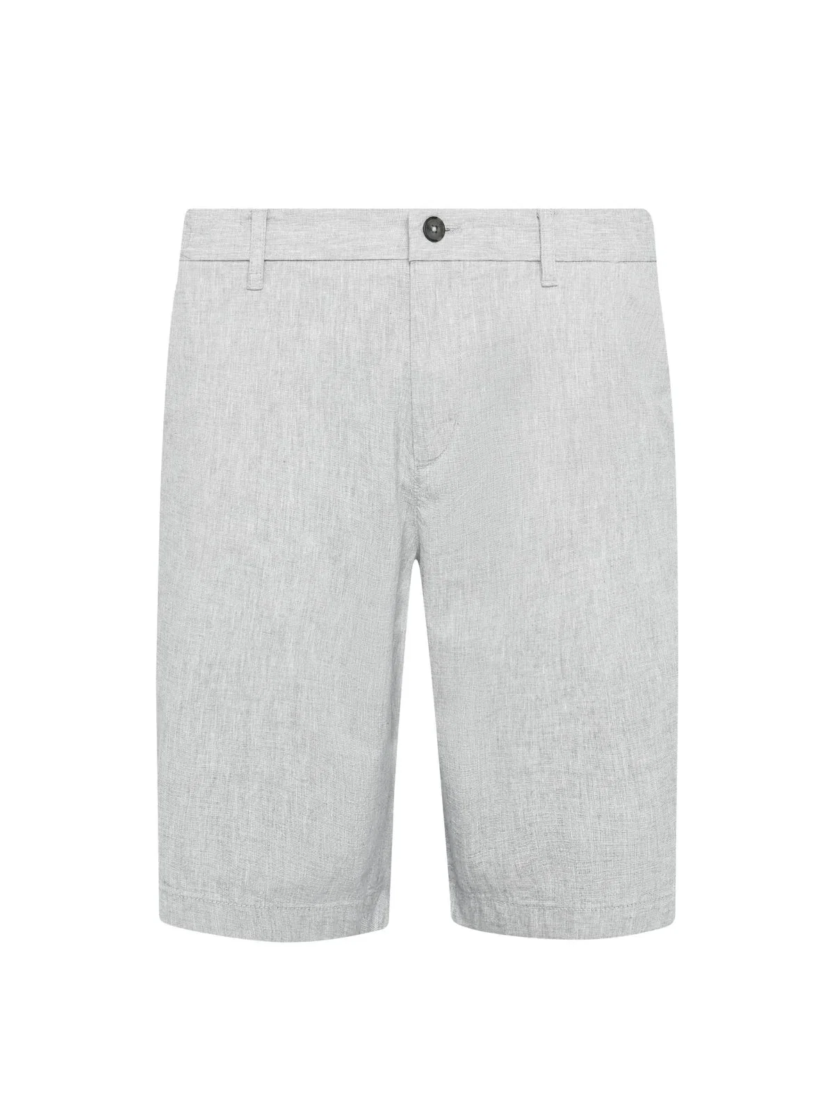 Cotton and linen-blend shorts
