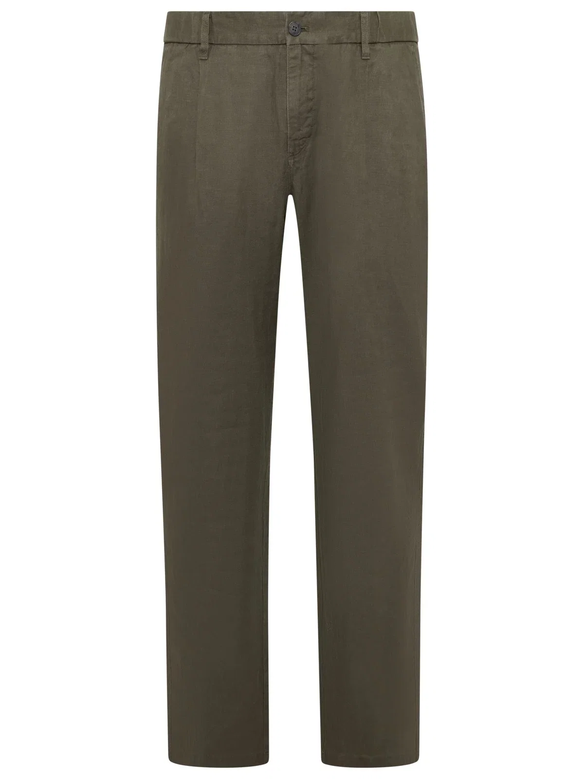 Summer linen trousers Osby Jogger with elastic waistband, Tapered Fit