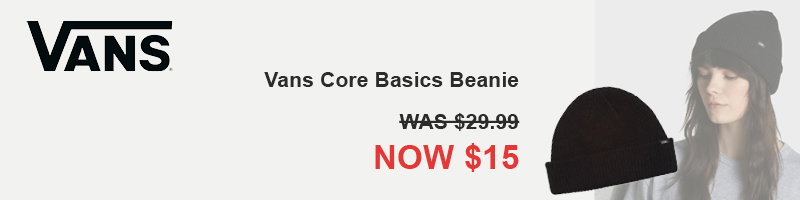 Vans core basics beanie now $15