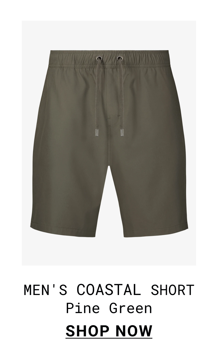 Men's Coastal Short - Pine Green