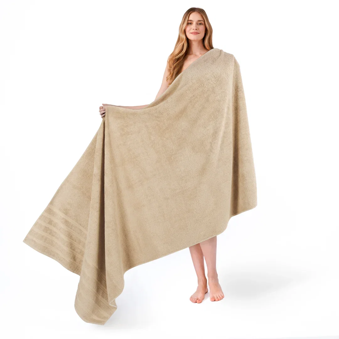 Darcelle 100% Cotton 35x70 Jumbo Large Bath Sheet