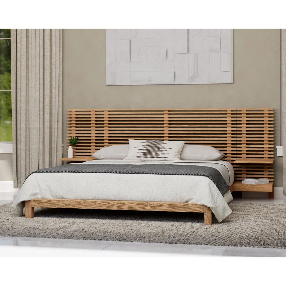 Finnian Solid Wood Bed
