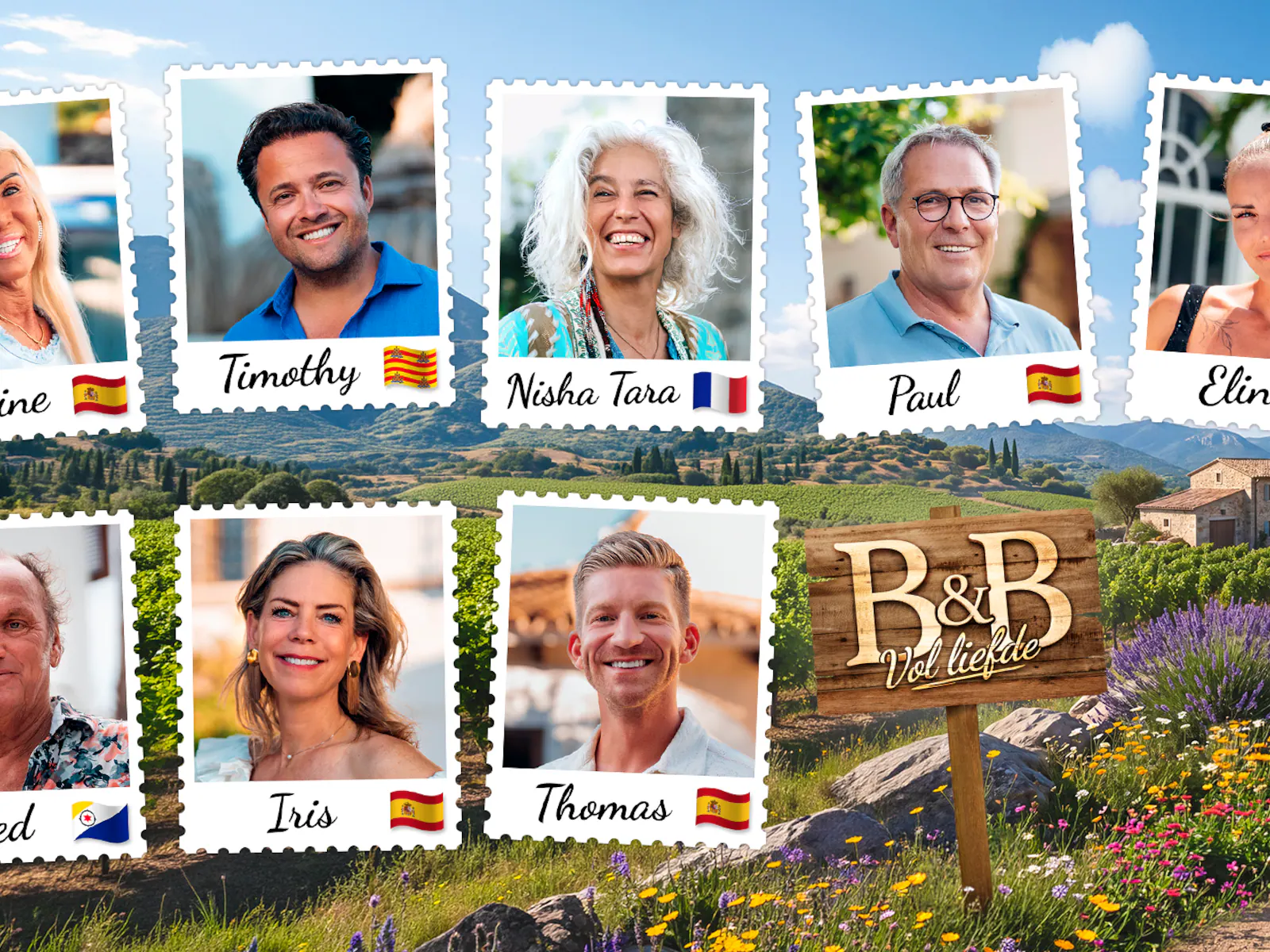 Wie doen mee aan B&B Vol Liefde 2026? Dit zijn de deelnemers