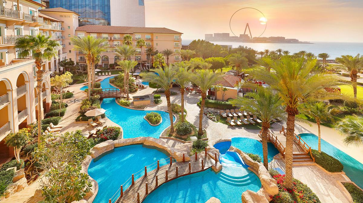 Dubai Family-Friendly Oceanfront Glamour with Private Beach, Daily Breakfast & Nightly Dinner 