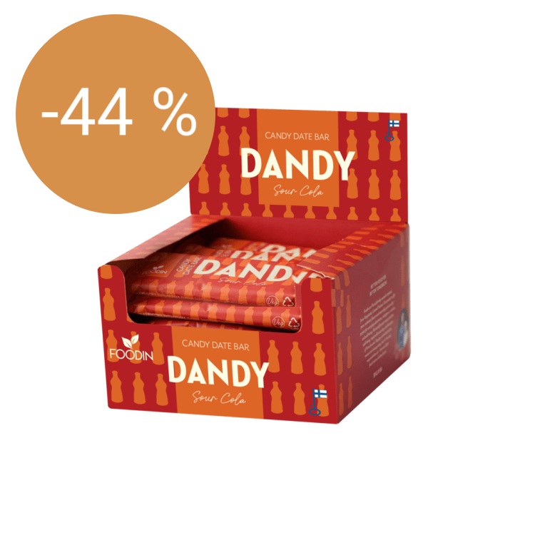 Image of Dandy Candy Date Bar Sour Cola 35g x 18kpl
