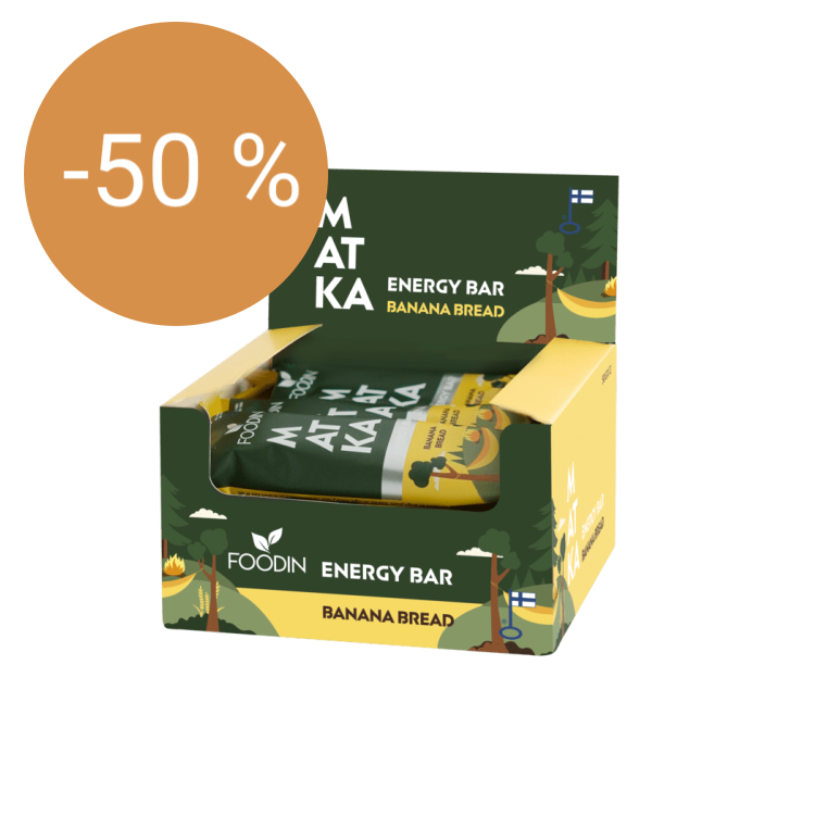 Image of MATKA Energy Bar Banana Bread 50g x 12kpl