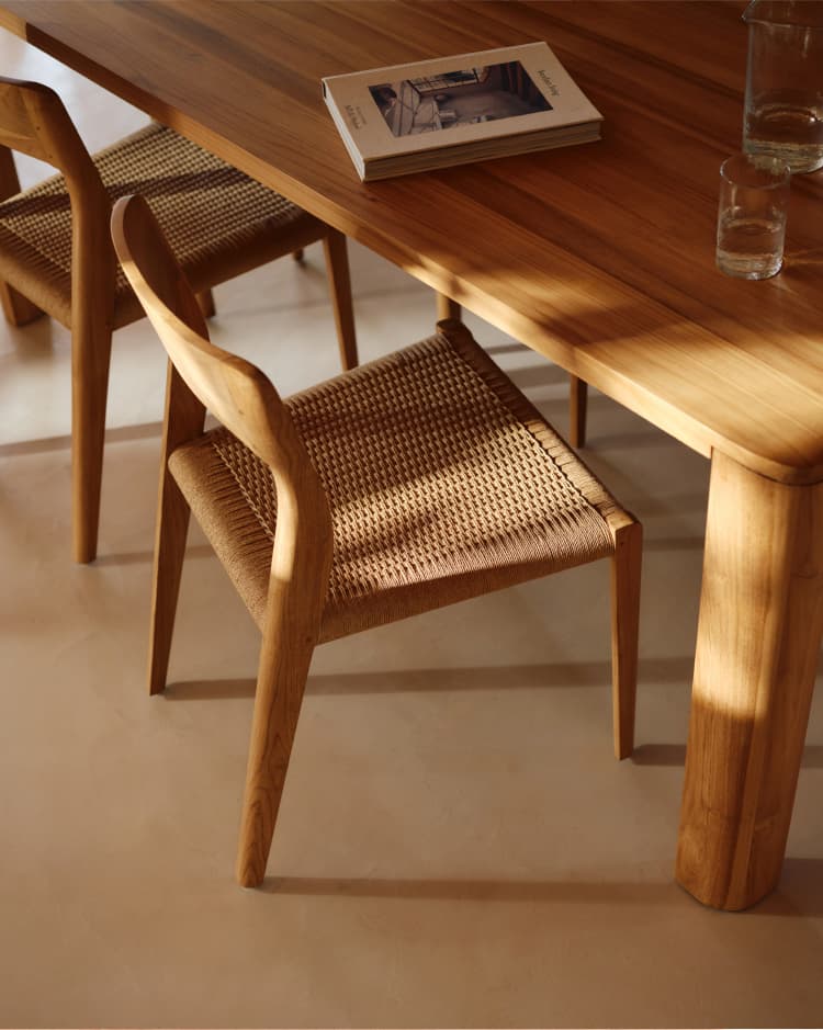 Muebles de madera de teca