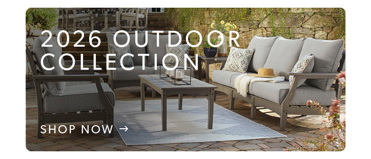 2026 Outdoor collection. Click to Shop now