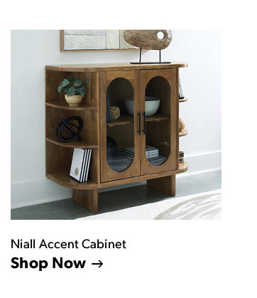 Featured Niall Accent Cabinet. Click to shop now
