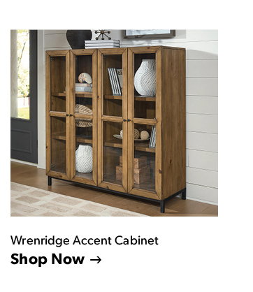 Featured Wrenridge Accent Cabinet. Click to shop now