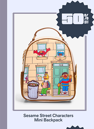Sesame Street Characters Mini Backpack is 50% off
