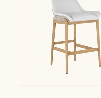 Palma N-Dura Resin Wicker Outdoor Bar Stool