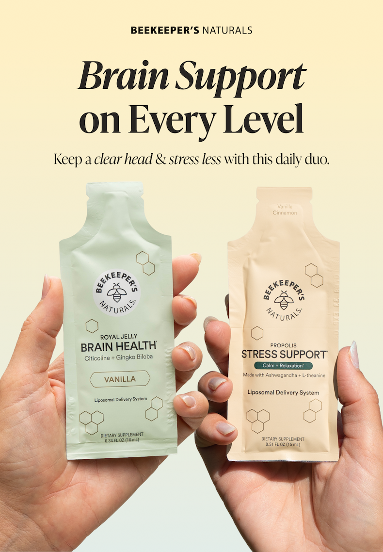 Brain Support on Every Level Keep a clear head & stress less with this daily duo.    